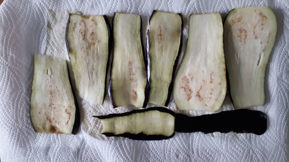 Lieblingsrezept. Auberginenscheiben