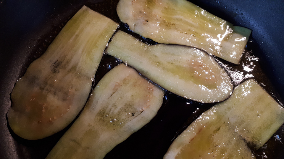 Lieblingsrezept. Gedünstete Auberginenscheiben